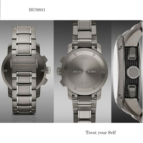 New Burberry  Black Chronograph Men's Watch BU9801 - Picture 2 of 5